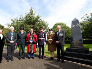 ANBCouncil unveils Royal Ulster Constabulary George Cross memorial