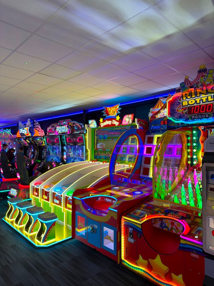 Arcade games at Level Up Entertainment Centre, Ballymena