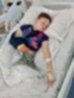 Nine-year-old Ballymena boy Joshua Mairs who underwent emergency surgery in the Royal Victoria Hospital after being hit by an e-scooter in Cullybackey