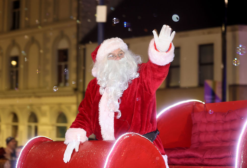 Christmas celebrations on the streets of Causeway Coast and Glens Borough.