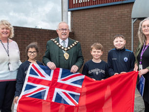 Red Ensign flies across Mid and East Antrim in tribute to Merchant Navy seafarers
