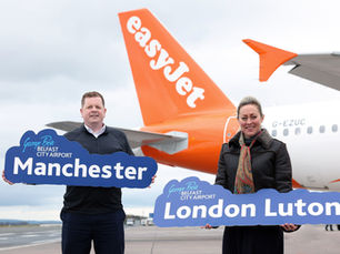 easyJet expands presence at Belfast City Airport with two additional routes