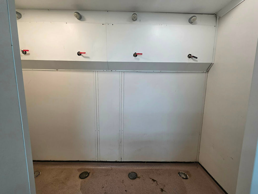 Changing facilities at the local Broughshane Community Centre