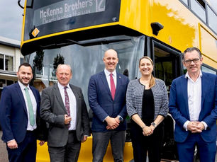 US Consul General visits Wrightbus in Ballymena to see UK’s leading green bus manufacturer first-hand