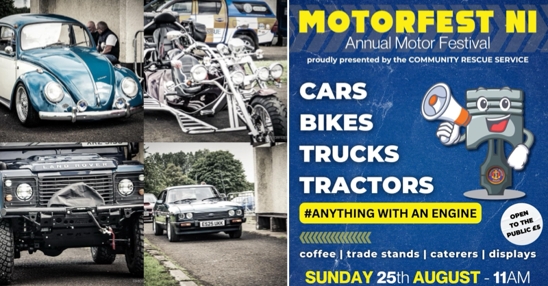 Motorfest NI event poster