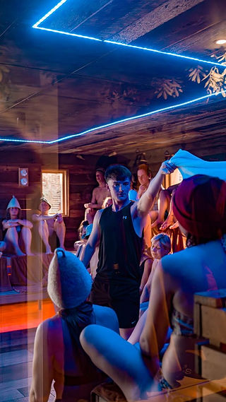 Zak Moore and Jack Strange, Sauna Masters at Galgorm, who were crowned Team Performance Champions at the 2026 UK Aufguss Championships, hosted at Galgorm’s Thermal Spa Village