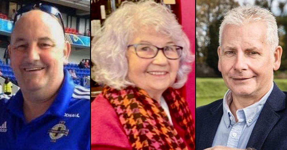 Among the award recipients were (L-R) David King ('Kingo'), Betty Flanagan, and Adrian Morrow