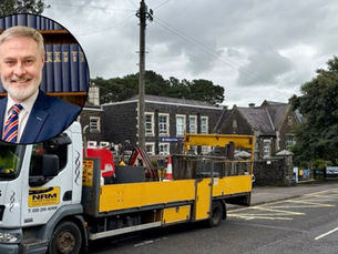 Frew welcomes road safety improvements outside Ballymena Primary School