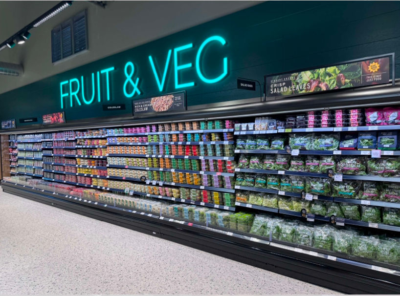 Inside the new M&S Foodhall at Aldergrove, County Antrim