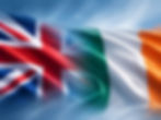 Union flag and Irish tricolour