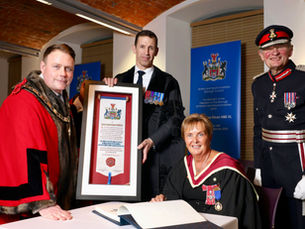 Freedom of the Borough conferred upon former ANBCouncil Chief Executive, Mrs Jacqui Dixon MBE DL
