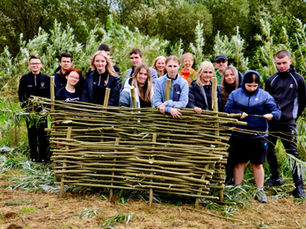 Dunclug College students get outdoors at Ecos Nature Park!