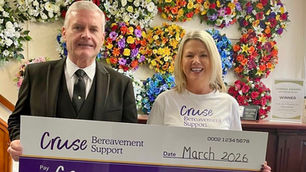 WJ O’Donnell & Sons thank community after £2,510 raised for bereavement charity