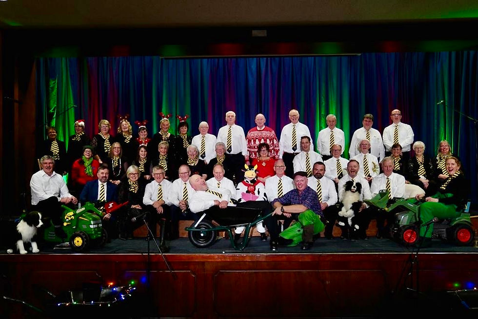 Farmers’ Choir Northern Ireland on stage