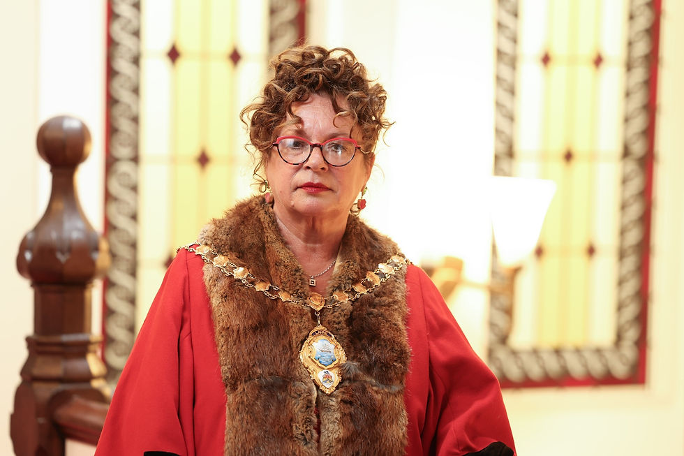 the Mayor of Mid and East Antrim, Alderman Gerardine Mulvenna