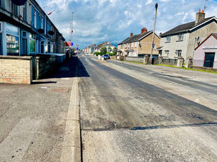 Adger welcomes resurfacing of pothole problem area in Ballymena