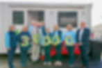 Members of the Farm Families Health Checks team celebrates reaching its 30,000th health check with Health Minister, Mike Nesbitt and Fearghal McKinney, Head of British Heart Foundation in Northern Ireland.
