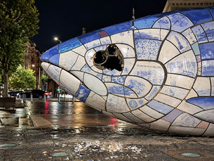 Belfast’s Big Fish damaged in overnight attack as police make arrest