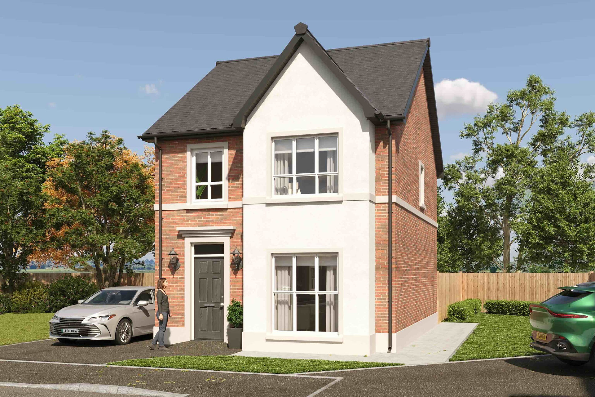 CGI for Carncormick Meadow in Cargan, Ballymena
