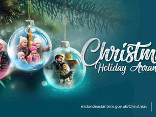 Christmas bin collection dates and holiday opening hours announced for Mid and East Antrim