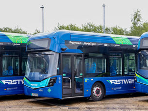 Ballymena built hydrogen fuelled bus fleet enters service at Gatwick Airport