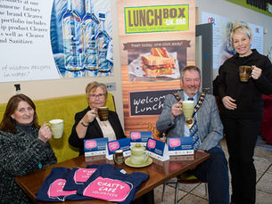 Launch of Chatty Café at Lunch Box Café in Larne