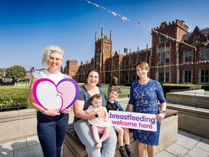 Queen’s University shows support for breastfeeding mums