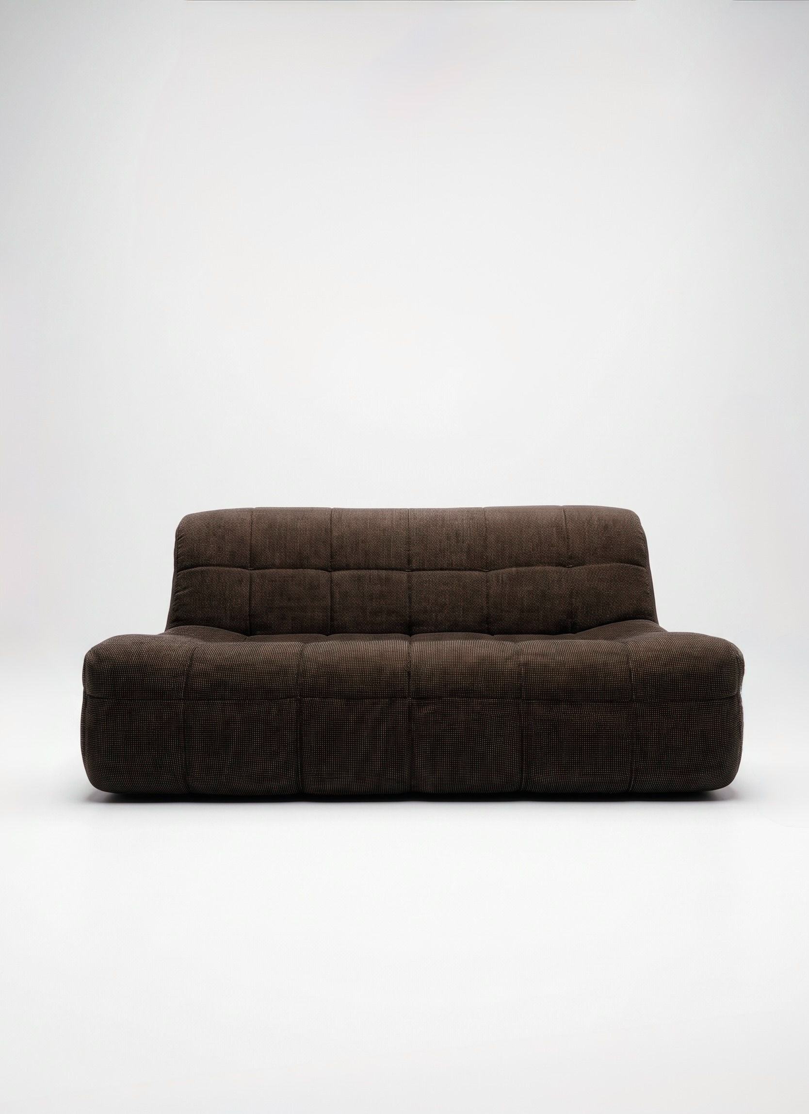 Sofa signé Rolf Benz vintage en velours chiné - 1970