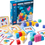 Miniaturbild: Montessori Denkpuzzel 3D-Holzbausteine, Lernspiel, 96 Aufgaben Mathe Spiel