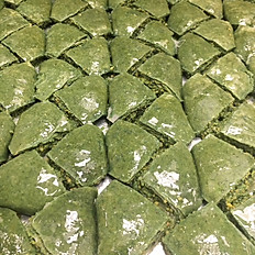 Double Pistachio Triangles