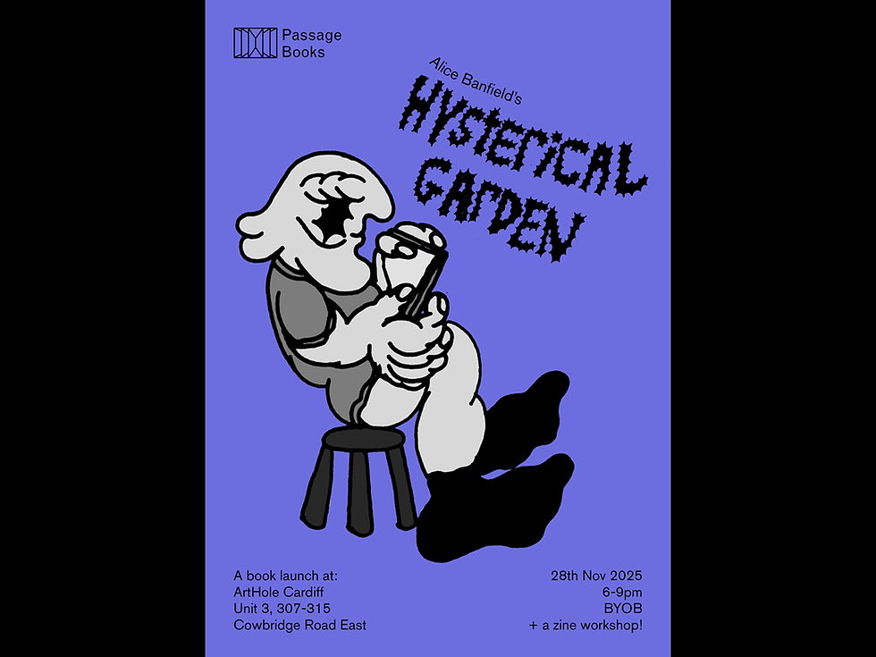 Lansiad Llyfr Hysterical Garden - Alice Banfield