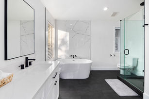 Stand alone tub
Master bathroom design
Bathroom design
Soaker tub