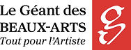 Logo Le Geant des Beaux-Arts tout pour l'Artiste