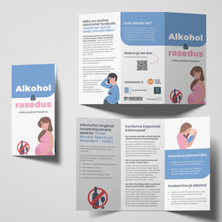 Alcohol and pregnancy brochure design