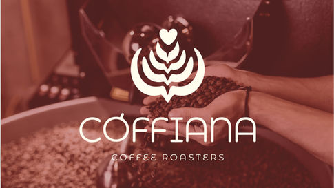 Brand design on packages and coffee cups