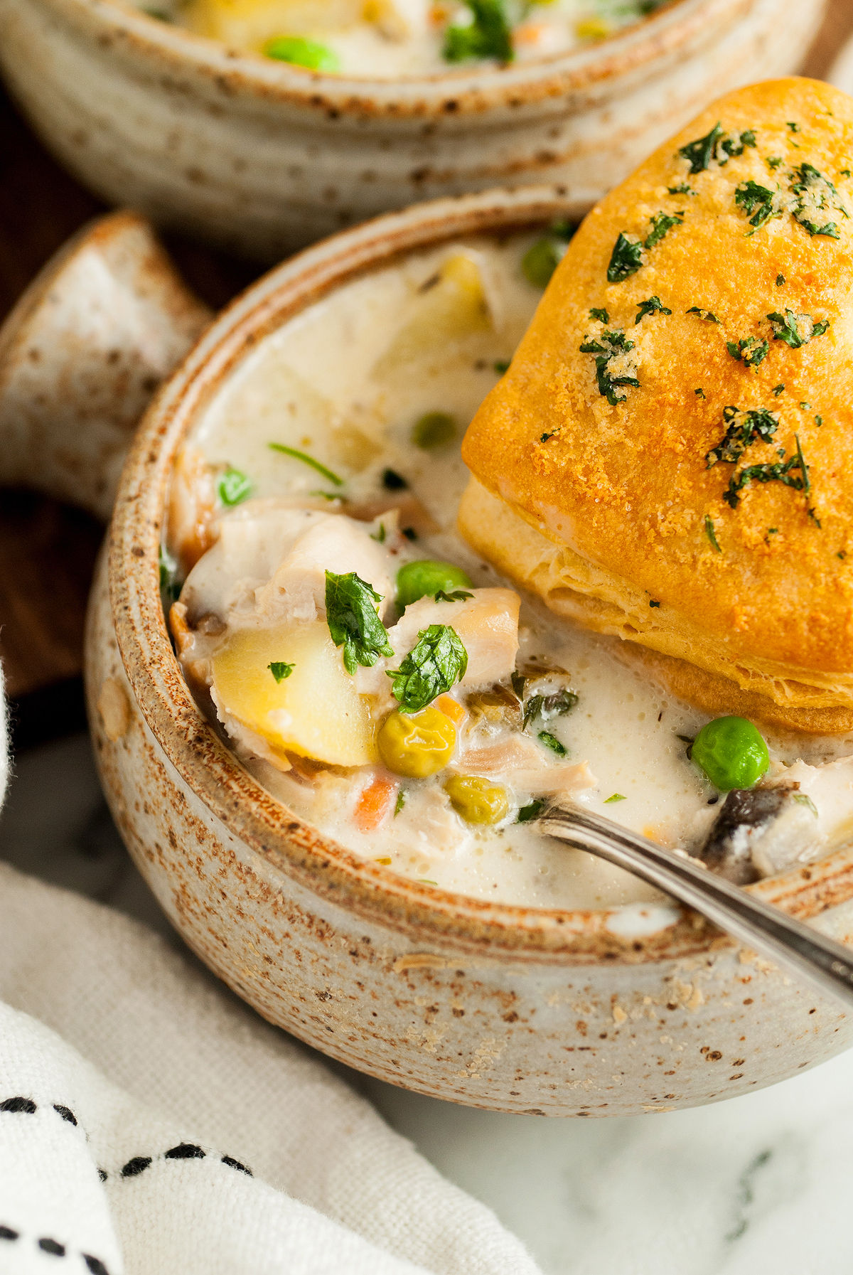 Turkey Pot Pie Soup