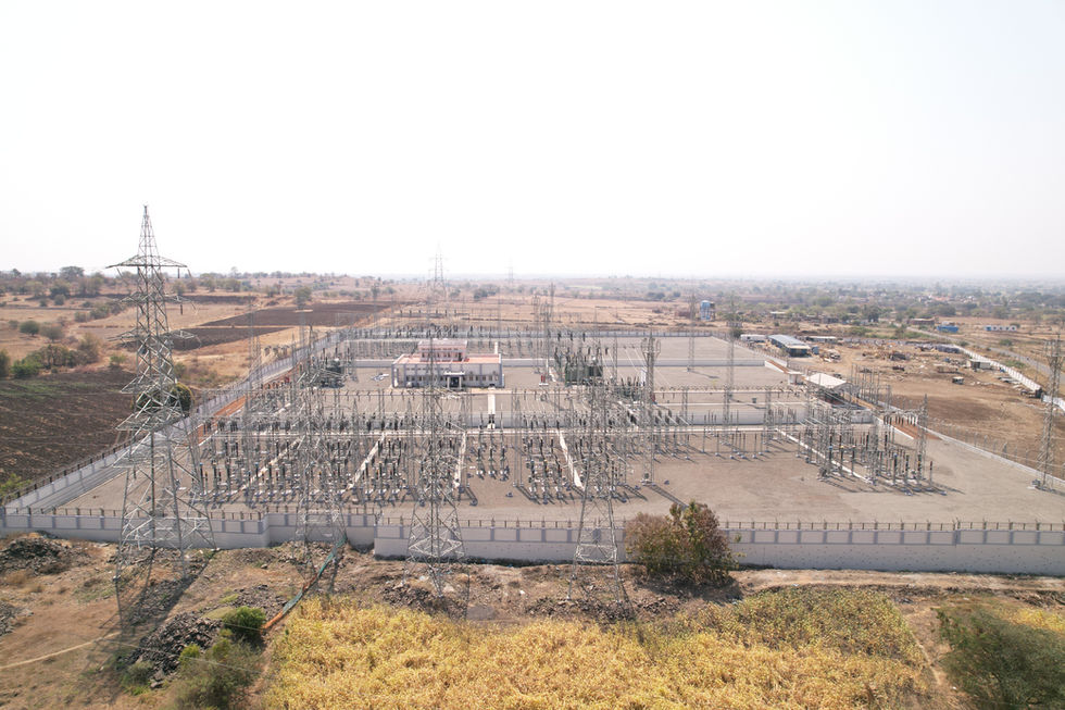 High-voltage substation project