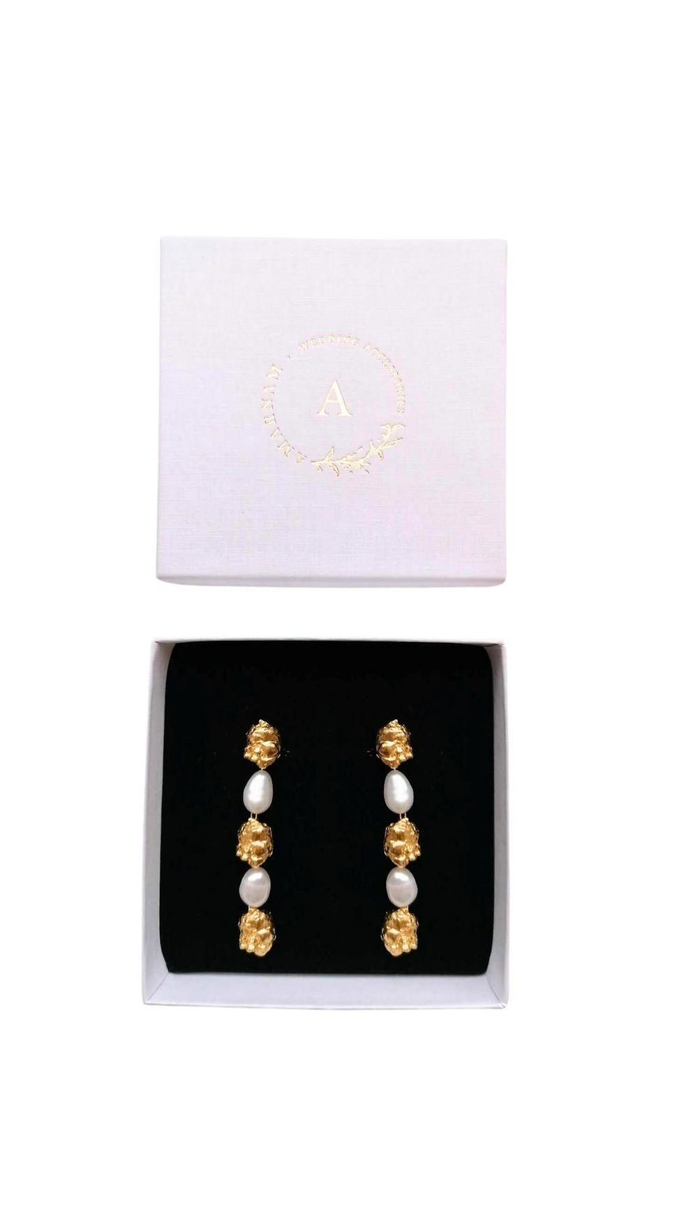 Thumbnail: LA ROCHE MIX PEARL DANGLE EARRINGS