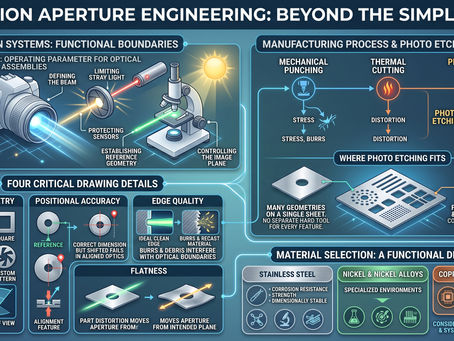 Why Precision Apertures Are Harder to Manufacture Than They Look
