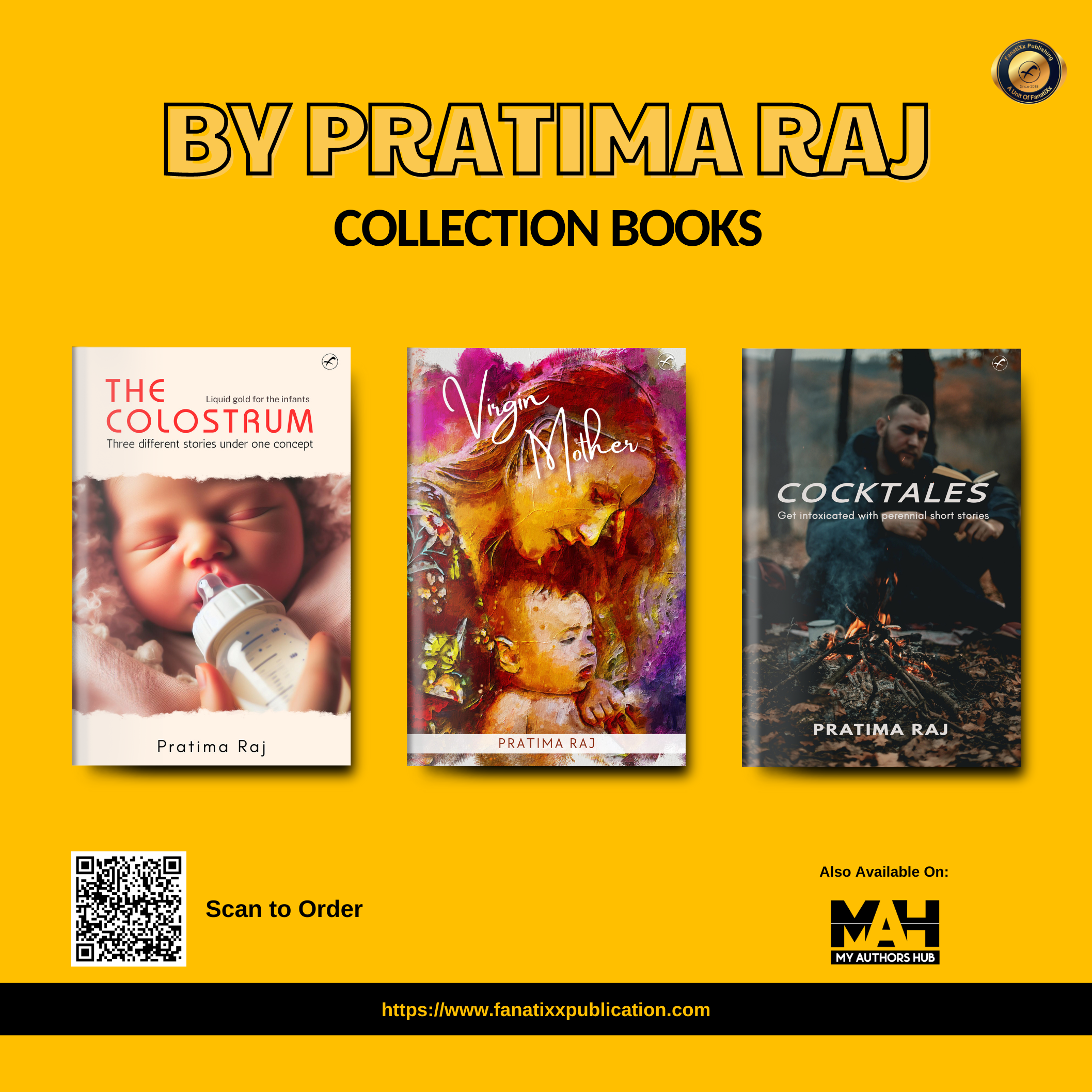 Set of 3 books by Pratima Raj