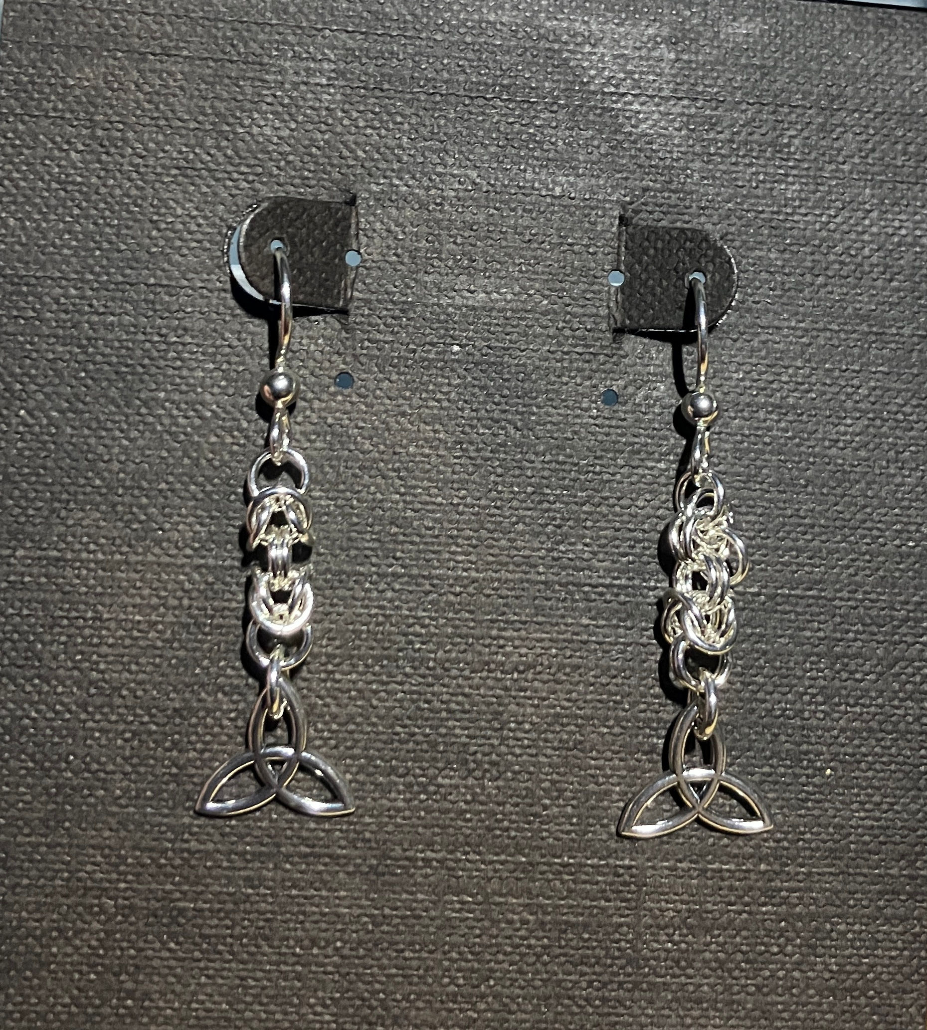Small Celtic Trinity Knot w/ Byzantine Earrings