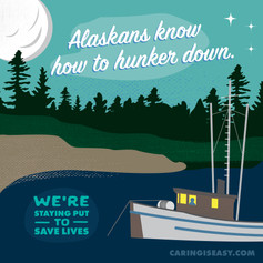 Alaskans Hunker Down