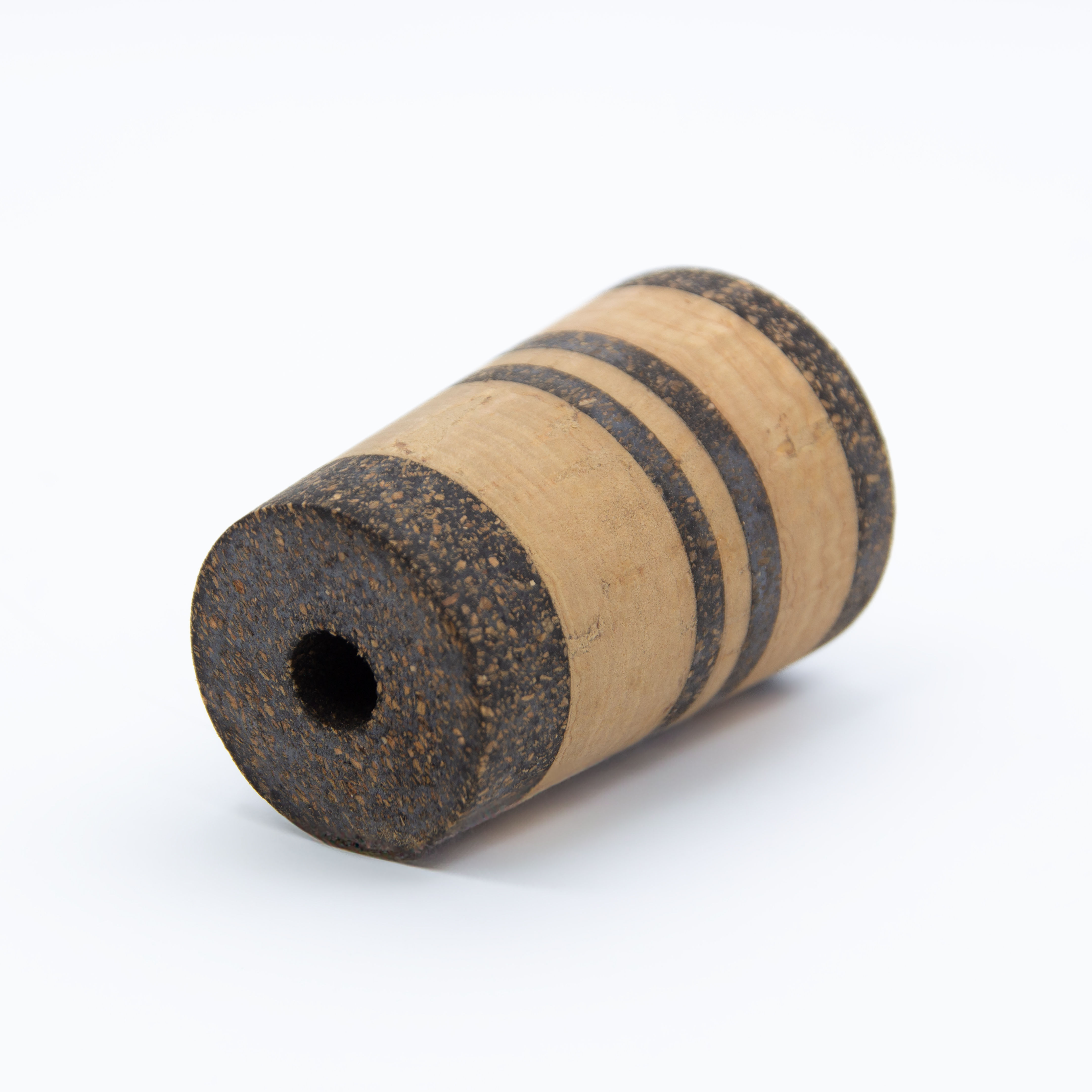 Talon de combat (Fighting butt) en liège torréfié 2''