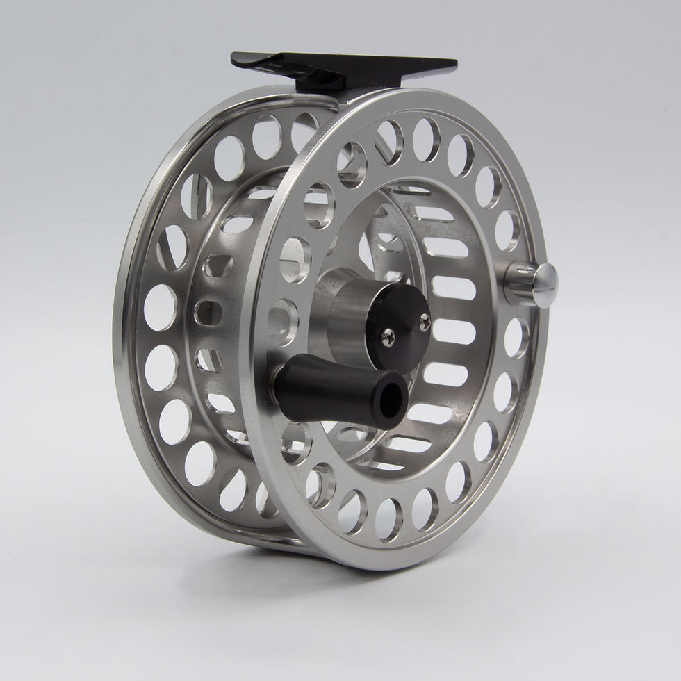 Miniature : Moulinet en aluminium chrome profil