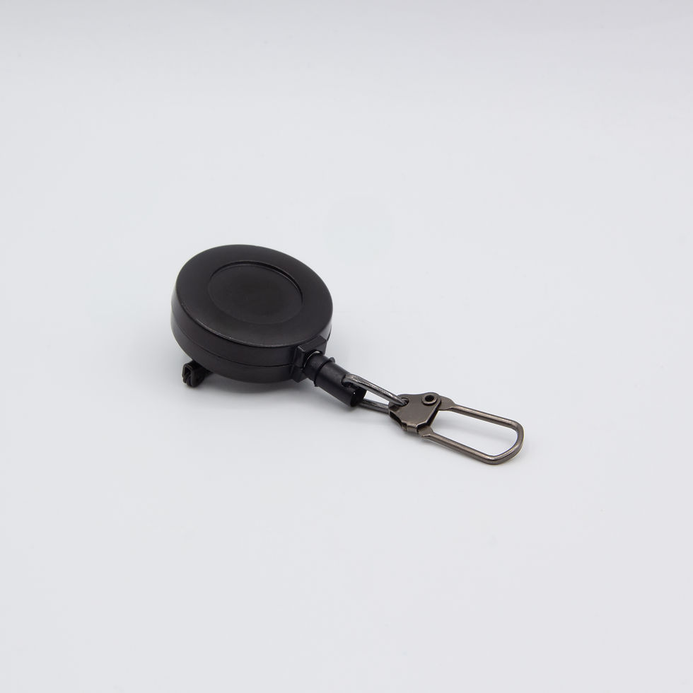 Miniature : Porte-clé rétractable avec mousqueton