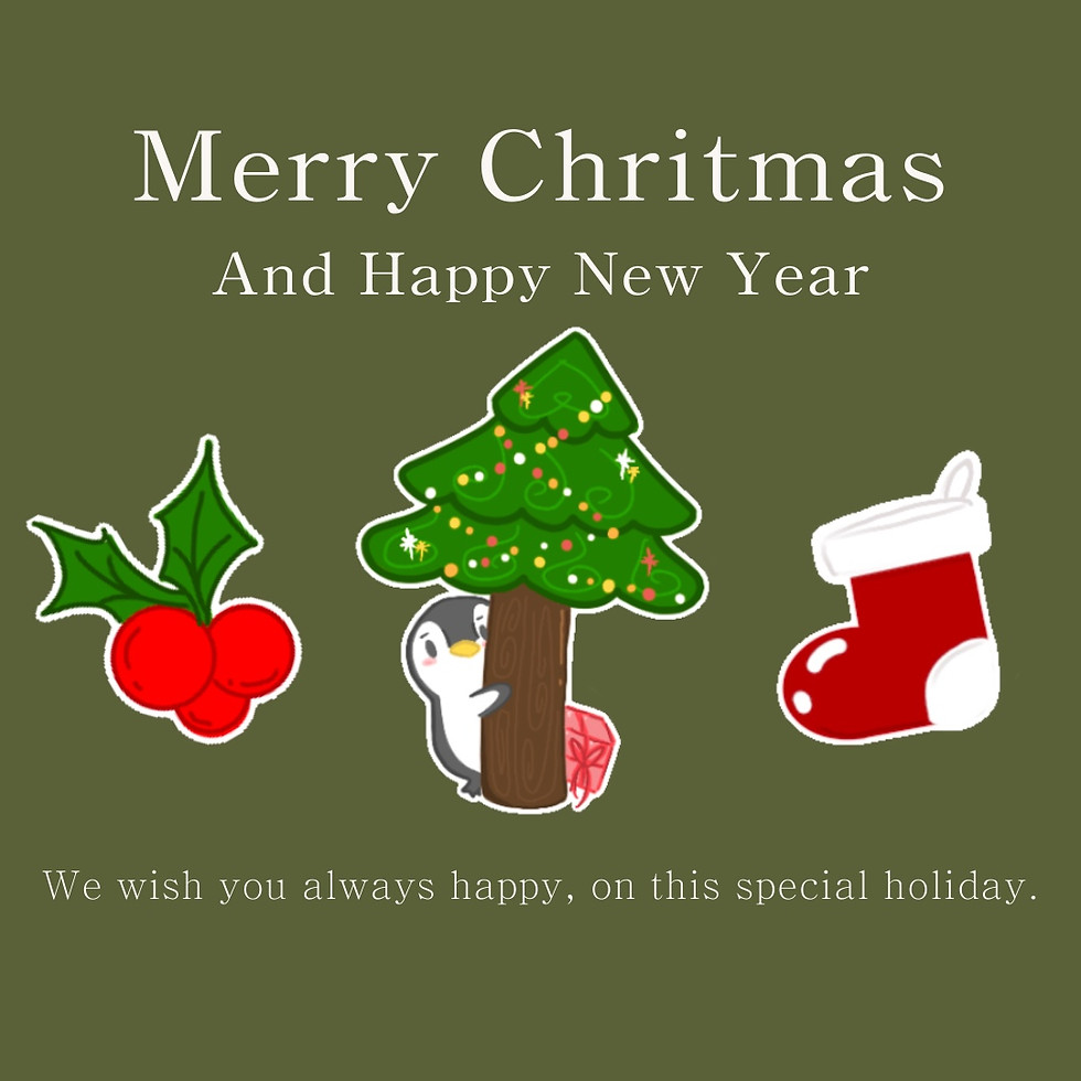 Thumbnail: Penguin stickers (Christmas)