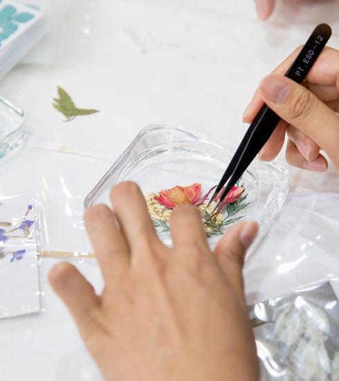 押花杯墊工作坊