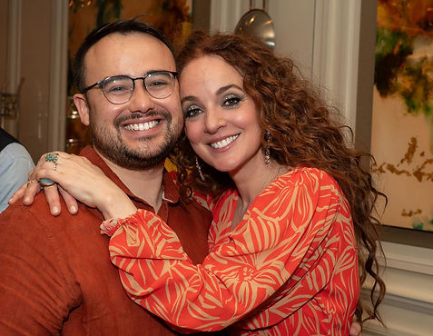 Jordan with Melissa Errico