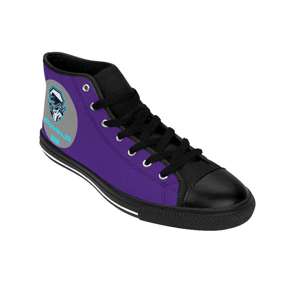 Miniatura: Women's Classic Sneakers Purple Javininja69 logo