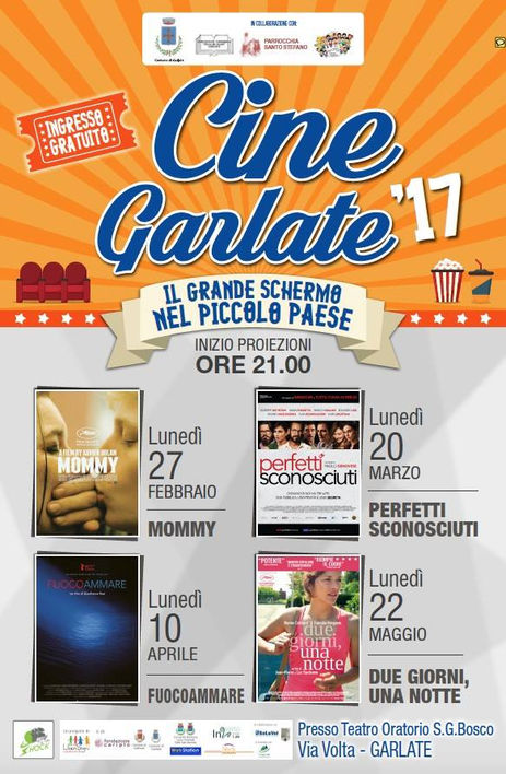 Cinegarlate 2017 - Il grande schermo nel piccolo paese